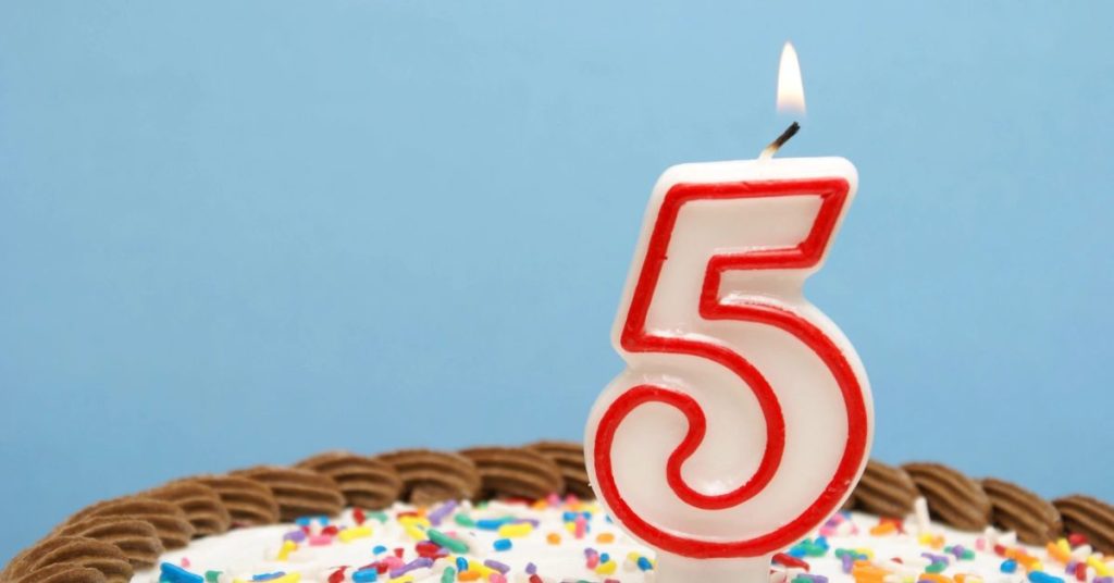 Birthday wishes for 5-year son from mother