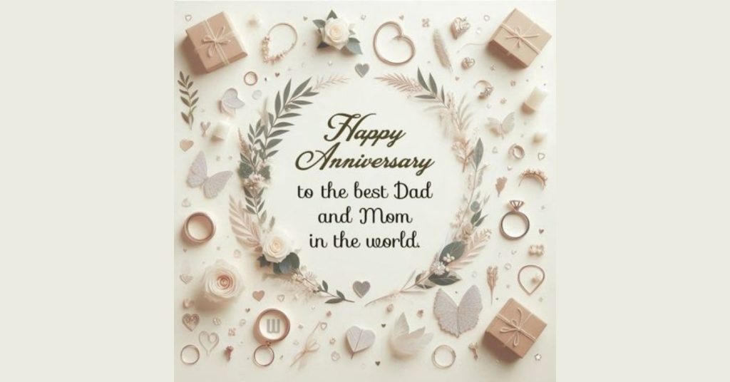 short anniversary wishes for parents from daughter